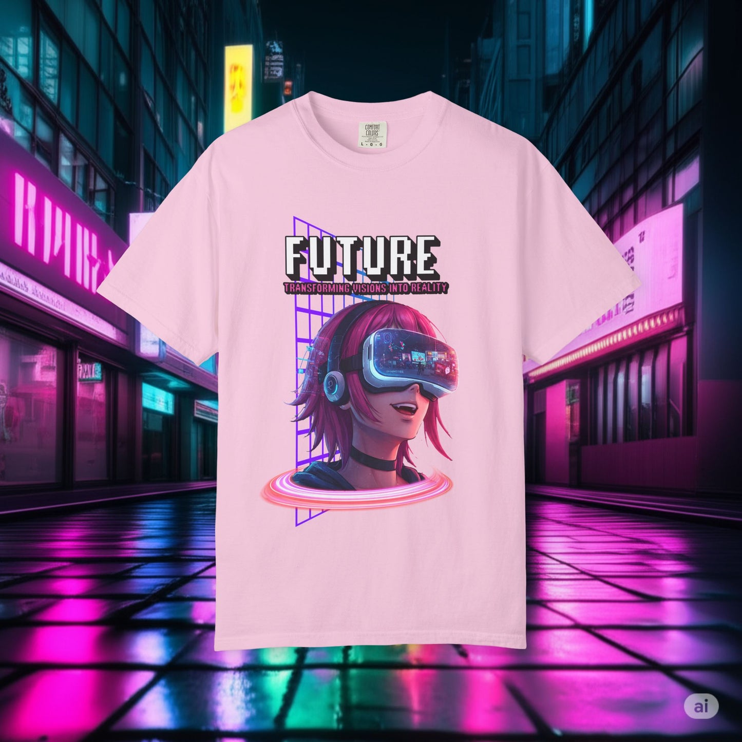 Future Visions Tee: Awaken the Cyber Reality