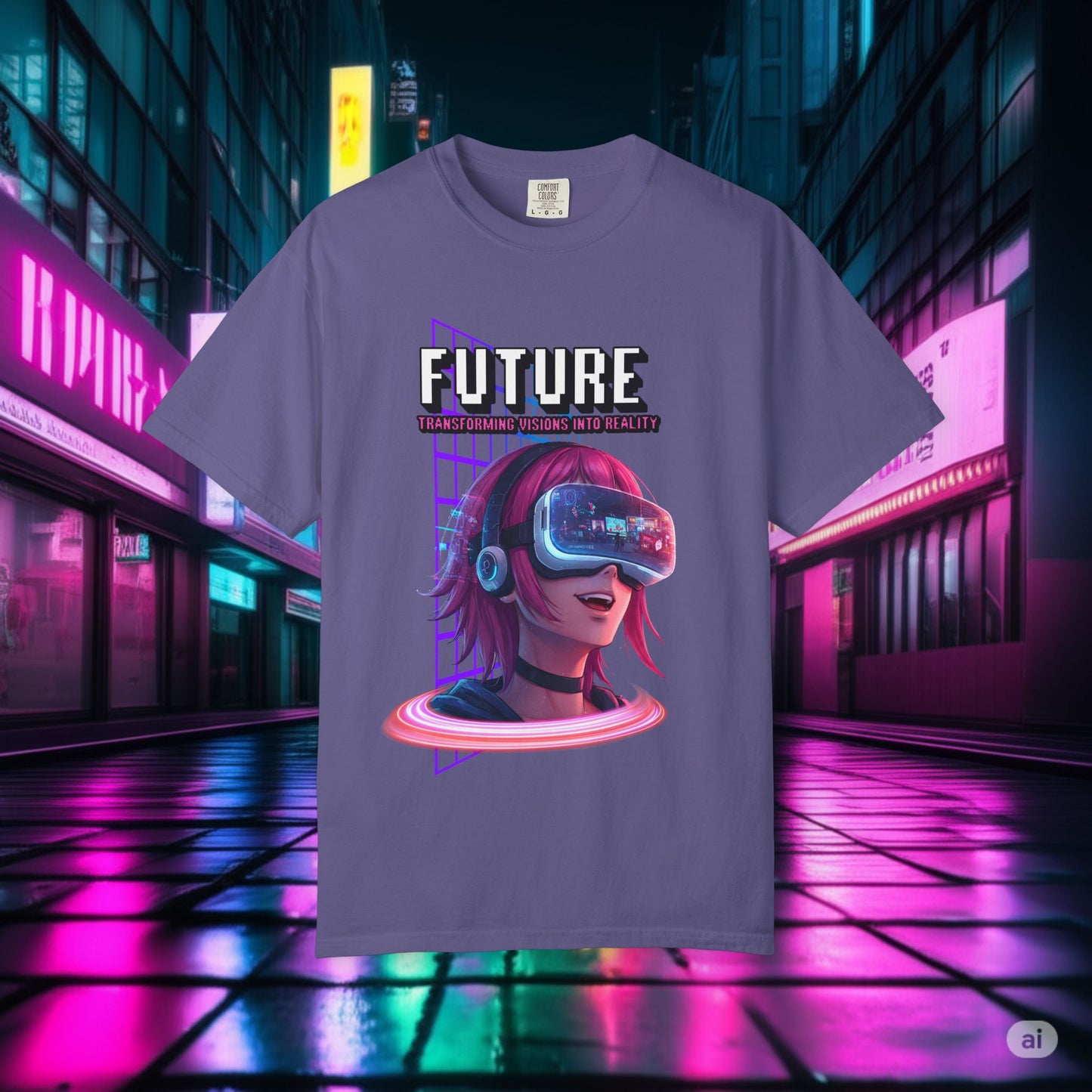 Future Visions Tee: Awaken the Cyber Reality