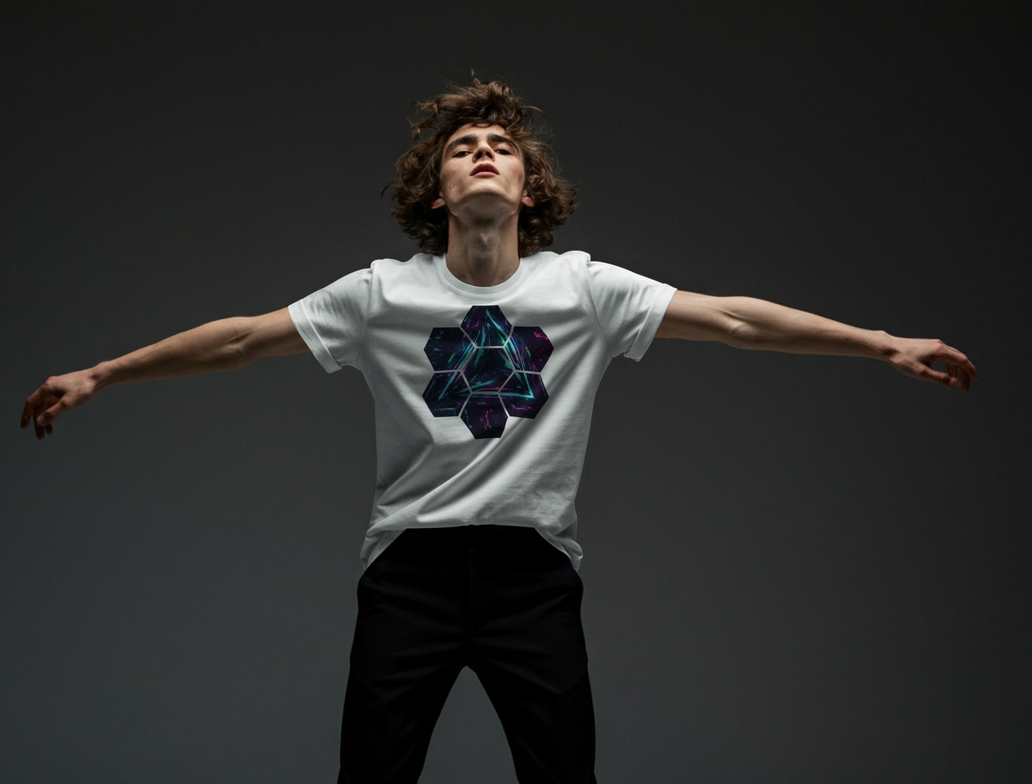 Cypher Hexa Tee: The Digital Geometry