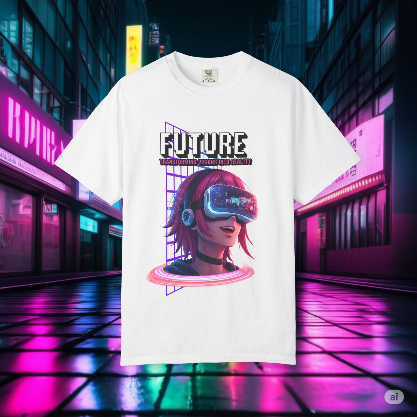 Future Visions Tee: Awaken the Cyber Reality