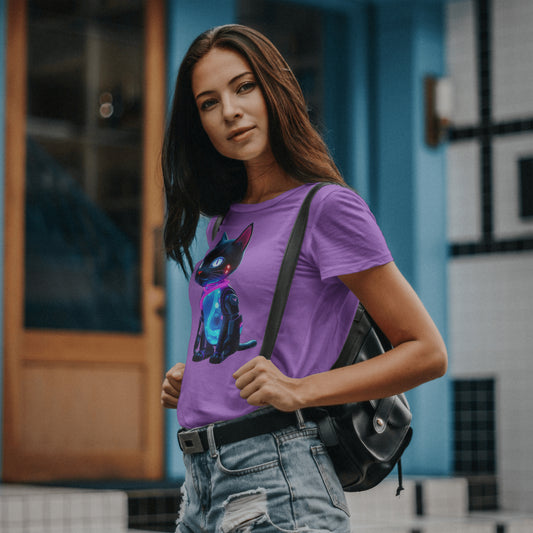 KINETI FELINE: Your Cyber-Neon Guardian of Urban Style